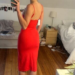 Elegant Red Women's Dress